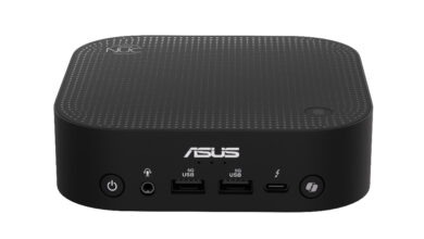 ASUS NUC 14 Pro AI Mini PC, Intel Core Ultra işlemciler ve Microsoft Copilot+ ile üstün yapay zeka performansı sunuyor.