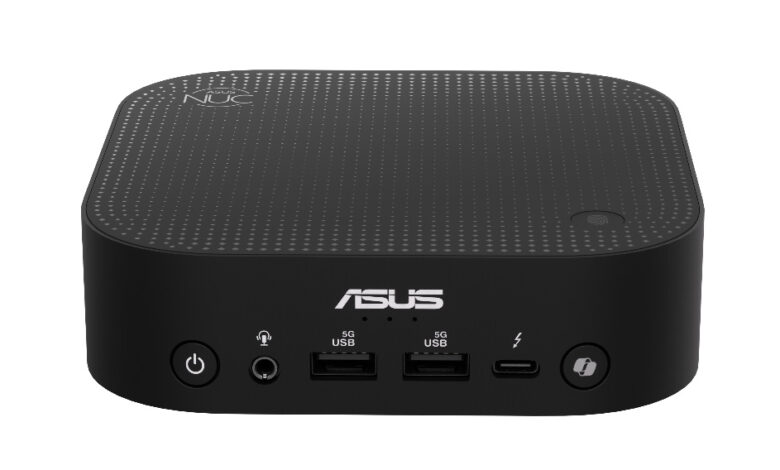 ASUS NUC 14 Pro AI Mini PC, Intel Core Ultra işlemciler ve Microsoft Copilot+ ile üstün yapay zeka performansı sunuyor.